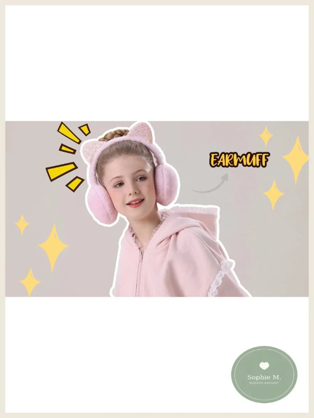 Kids Faux Fur Earmuffs Winter Ear Warmers for Girls Boys Adjustable